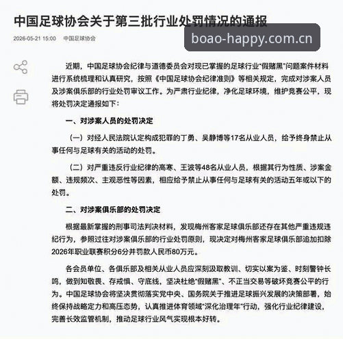 中国足球禁足名单深度解析：从行业乱象到健康生态的全面反思